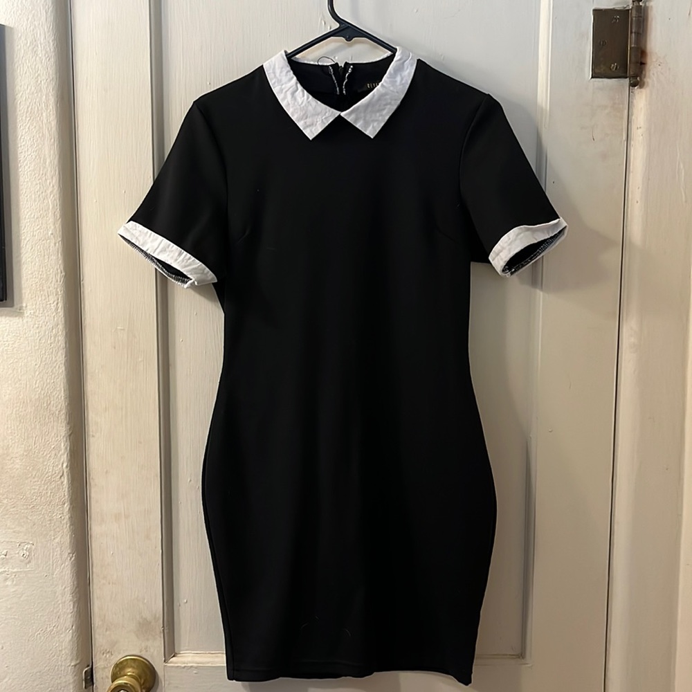 Wednesday Addams Style Little Black Dress